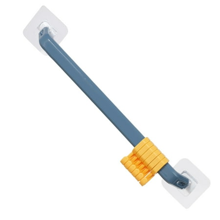 

New Multifunction Kitchen Storage Hook Holder 6 Hooks Wall Mounted Stand Hanger Rack For Bathroom Kitchen Blue