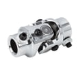 thumbnail image 4 of Universal Car Auto Vehicle 3/4"-36 Spline X 3/4" DD Chrome Steering Shaft U-Joint for Mustang II Power Rack, 4 of 6