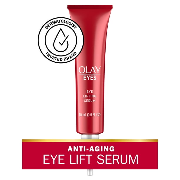 Olay Eye Lifting Serum for Firming Skin, FragranceFree, 0.5 fl oz