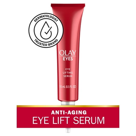 Olay Eye Lifting Serum for Firming and Hydration, Fragrance-Free, 0.5 fl oz