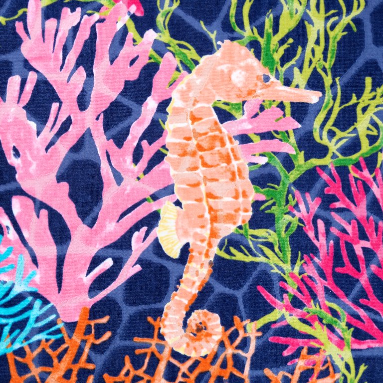Better Homes & Gardens Oversized Cotton Multi-Color Coral