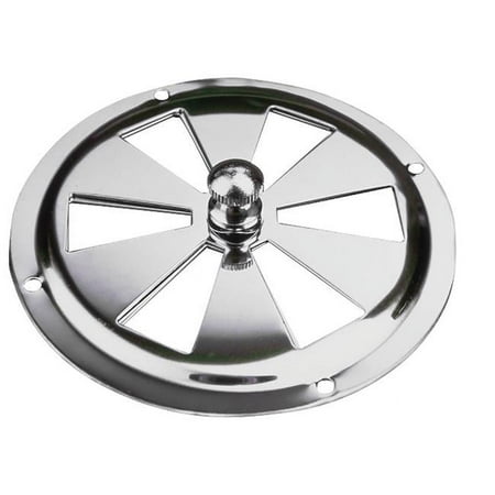 UPC: 0035514331104 | Sea-Dog 331450-1 Stainless Steel Butterfly Vent – Center Knob – 5 in.