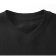 thumbnail image 4 of Men's Big and Tall V-Neck T-Shirts – Stretch Cotton Tee for Casual Wear – Sizes M-5XL (Regular & Longer Length) Black, 4 of 6