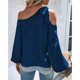 thumbnail image 5 of Blusa con hombros descubiertos, blusa de mujer con hombros descubiertos Blusa con hombros descubiertos de color puro optimizada para la excelencia, 5 of 7