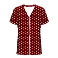 thumbnail image 3 of Posijego Women's Summer Cardigans Polka Dot Short Sleeve Tunic Lightweight Casual Open Front Cardigan with Pockets, 3 of 5