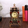thumbnail image 6 of KDJ Vintage Style Table Clock Home Decorative Antique Clocks with 12 Music Songs - for Home Decor, 6 of 7