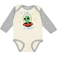 thumbnail image 3 of Inktastic Alien Boys or Girls Long Sleeve Baby Bodysuit, 3 of 5