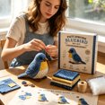 thumbnail image 3 of Bird Kits | Cute 3D Animal Kit | Handmade Bird Embroidery Kits | Funny Animals Making Kit Art Crafts for Kids, Adults, Birthday Holiday Present, Home Decor, 3 of 7