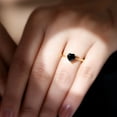 thumbnail image 4 of Rosec Jewels Black Onyx Heart Promise Ring for Women - December Birthstone Ring - AAA Quality Certified - Ready to Gift, 14K Yellow Gold, US 13.00, 4 of 9