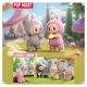 thumbnail image 2 of 17cm Pop Mart Cute Labubu Cloth Mysterious Blind Box Heart Beat Macaron Series Doll Labu Cloth Plush Backpack Pendant Toy Gift ﻿, 2 of 5