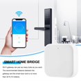 thumbnail image 4 of Bluetooth Wifi Fingerprint Lock Bridge Ttlock App Control Gateway Hub, 4 of 5