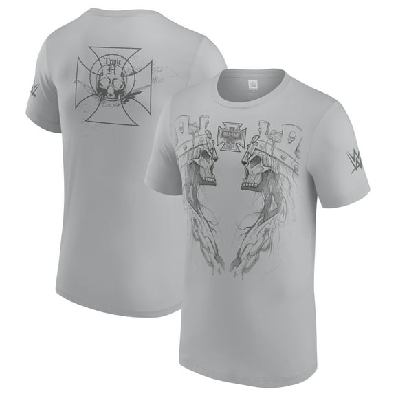 Men's Gray Triple H King of Kings Face-Off T-Shirt