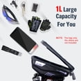 thumbnail image 3 of WILD MAN Waterproof EVA Hard Shell Bike Handlebar Bag with Touchscreen Access, 1L Storage for Cycling Essentials, Adjustable Straps for Road & Mountain Bikes, Black/Red, 3 of 6