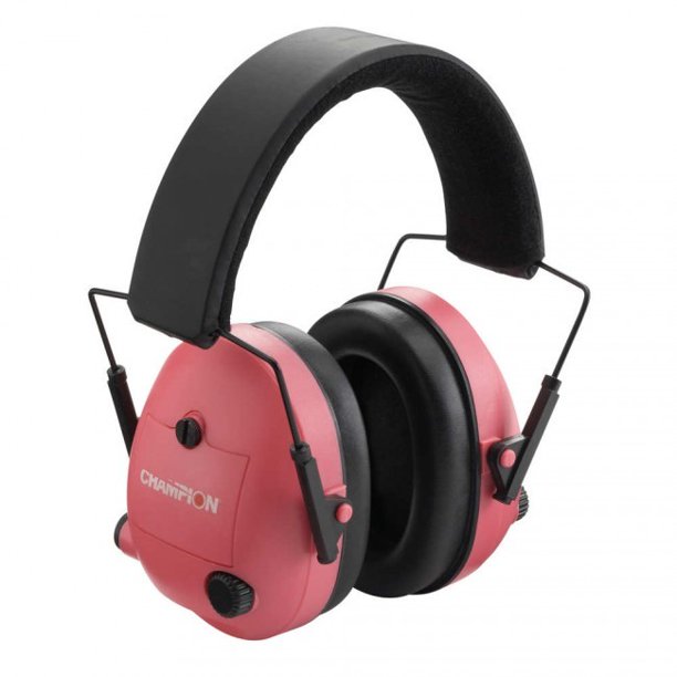 Champion Targets 40975 Electronic Earmuff Pink