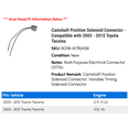 thumbnail image 2 of Camshaft Position Solenoid Connector - Compatible with 2005 - 2015 Toyota Tacoma 2006 2007 2008 2009 2010 2011 2012 2013 2014, 2 of 2