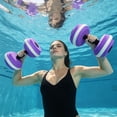 thumbnail image 6 of Runkheen Aquatic Dumbbells EVA Foam Floating 1-Count, 6 of 9