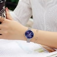 thumbnail image 7 of Reloj Mujer Elegante Blue And Silver Steel Bracelet Watches Curren New Fashion Women's Dress Quartz Wristwatch Relogio Femenino - Quartz Wristwatches, 7 of 7