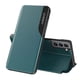 thumbnail image 1 of Funda tipo libro a prueba de caídas con diseño de soporte y ventana Smart View para Samsung Galaxy S22 5G Verde yuxing, 1 of 5