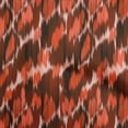 thumbnail image 1 of oneOone Cotton Silk Maroon Fabric Ikat Fabric For Sewing Printed Craft Fabric By The Yard 42 Inch Wide, 1 of 4