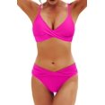 thumbnail image 4 of Women Bikini Set - Two Piece Swimsuit Mid Rise Bathing Suit Push Up Bikini Black M, 4 of 6