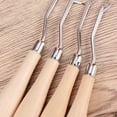 thumbnail image 2 of Raindrops 4Pcs Crochet Sewing Needle For Projects And Housework In Multi Colors With Wood Handle, 2 of 8