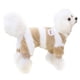thumbnail image 1 of Pijamas para perros pequeños, suéter de invierno para perros con anilla para correa, ropa de forro polar para mascotas, mono lindo para perros, ropa marrón, 1 of 5