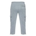 thumbnail image 4 of Mens Loose Cargo Pants Cual Drawstring Eltic Waist Wide Leg Athletic Sweatpants Outdoor Trousers, 4 of 4