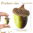 thumbnail image 3 of Acorn Decor,Simulation Artificial Lifelike Small Acorn with Natural Acorn Cap,Lightweight Faux Acorn Accents,Reusable Realistic Acorn Decoration,Lifelike Fake Acorn Prop for Table,Vase,Holiday, 3 of 4