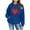 Blue, variant on CYRBOKO Girls Hooddie Sweatshirts, Comfy Casual Comfy Autumn Tops with Long Sleeve Blue Size 12-13 T