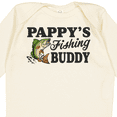 thumbnail image 4 of Inktastic Pappy's Fishing Buddy Boys Long Sleeve Baby Bodysuit, 4 of 5