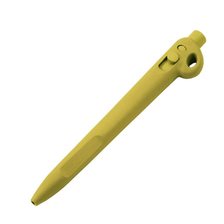 - Metal and X-Ray Detectable Food Safe Elephant Retractable Pen, Yellow Housing, Yellow End Cap, Standard Red Ink - With Lanyard Attchment ,Pack 50EA