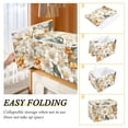 thumbnail image 4 of Foldable Fabric Storage Bin With Handle Collapsible Basket Box Storage With Lid Organizer Leaves Berries, 4 of 7