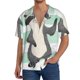 thumbnail image 1 of Fotbe Cute Raccoon Camisa Estampada de Manga Corta para Hombre, Casual de Verano, Estilo Playero, Sin Arrugas-4X-Large, 1 of 5
