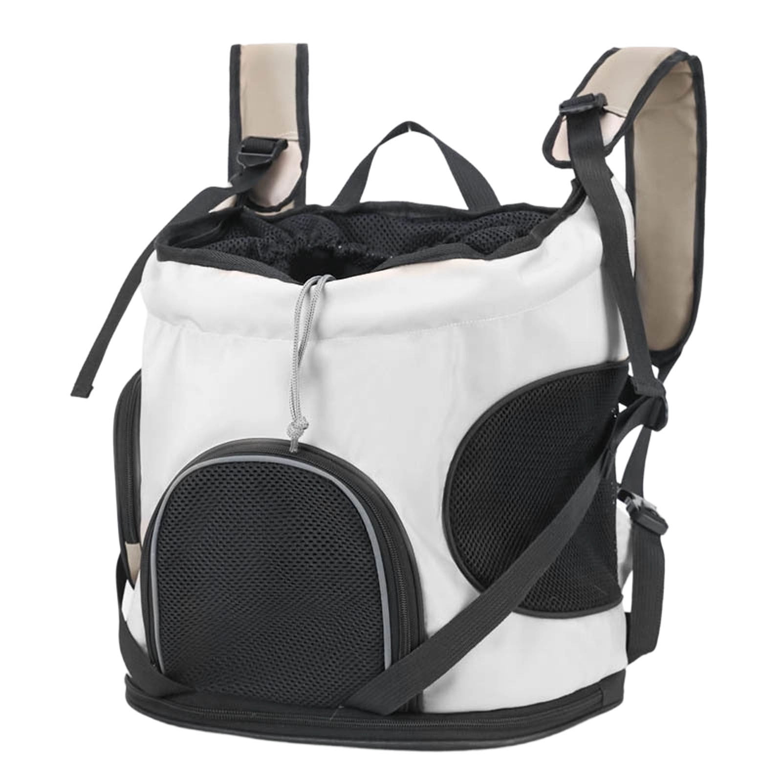 Nylon Pet Dog Backpack – Portable Breathable Travel Carrier for Veterinary Visits, Outdoor Hiking & Walks