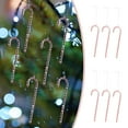 thumbnail image 2 of HCTSHG 6 Pcs Candy Cane Christmas Decorations, Pink Candy Cane Decoration Christmas Hanging Ornaments for Christmas Tree Xmaxs Holiday Party Supplies Decoration Favors, 2 of 9