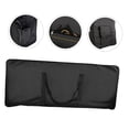 thumbnail image 4 of TEHAUX Black Electronic Keyboard Cover with Bump Protection for Storage 1 Set, 4 of 8