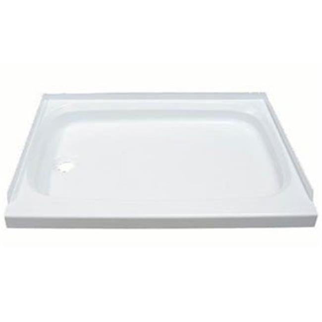 24 x 36 in. Parchment Plastic Shower Pan