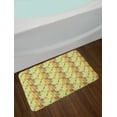 thumbnail image 2 of Leaves Bath Mat, Soft Colored Autumn Leaves with Stripes as Ribs and Nervures of Foliage in Repeat, Plush Bathroom Decor Mat with Non Slip Backing, 29.5" X 17.5", Multicolor, by Ambesonne, 2 of 2