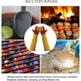 thumbnail image 7 of Gbayxj Gloves 23.6inch Long Sleeves Leather Welding Gloves Heat And Wear Hand Protectors Fire Boot Tools Gifts For Men Dad, 7 of 7