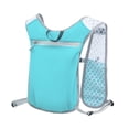 thumbnail image 4 of Mochila de hidratación, chaleco para correr, bolsa con soporte para teléfono para ciclismo, camping y escalada. Azul cielo, 4 of 8