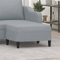 thumbnail image 1 of vidaXL Footstool Light Grey 70x55x41 cm Fabric, 1 of 4
