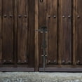 thumbnail image 4 of PartyKindom Black Solid Cane Bolt Door Latch Floor Mounted Gate Drop Rod for Wood Fences, 4 of 6