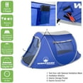 thumbnail image 3 of Wakeman Outdoors 2 Person Pop Up Tent with Layered Door and Carry Bag, Blue, 3 of 7