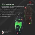 thumbnail image 3 of Guantes deportivos Zero Friction Universal-Fit Lime, 3 of 3