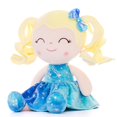 thumbnail image 2 of Gloveleya Doll Baby Dolls Soft Doll Baby Girl Gifts Curly Hair Hot Stamping Blue Star Dress Spring Girl 12inches, 2 of 5