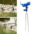thumbnail image 4 of Degrees Automatic Fishing Rod Holder Rack Ground Stake Stand Fish Pole Bracket Outdoor Accessories Tool , Blue Head, 4 of 8