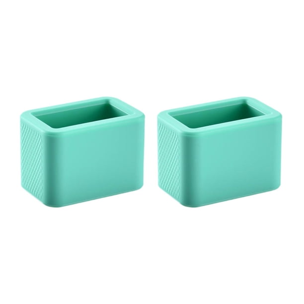 2 soportes para hebilla de cinturón de seguridad que brillan en la oscuridad. Elevador de hebilla de cinturón de seguridad. Verde