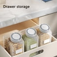 thumbnail image 4 of YOFOKO Cereal Containers Set, Airtight Food Storage Container with Lids, Clear Food Storage Containers, Plastic Organizer Dispenser for Kitchen, Pantry Organization for Sugar, Flour & Dry Food, 4 of 7