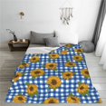 thumbnail image 5 of Pofeuu Sunflowers Print Ultra-Soft Micro Fleece Blanket,for Bed Or Sofa,All Season Throw Blankets Flannel Blanket-50"x40", 5 of 7
