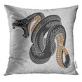 thumbnail image 1 of EREHome Tattoo Viper Snake Ink Technique Sticker Tee Design Rattlesnake Pillow Case 16x16 Inches Pillowcase, 1 of 1